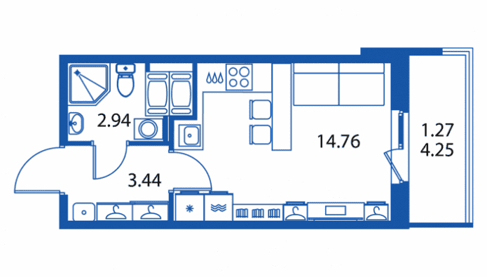 Планировки квартиры 22 кв м