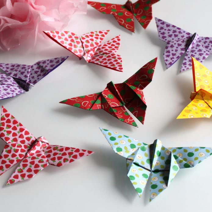 Бабочка-оригами